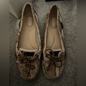 Sperry Angelfish Brown Python Women's Shoes